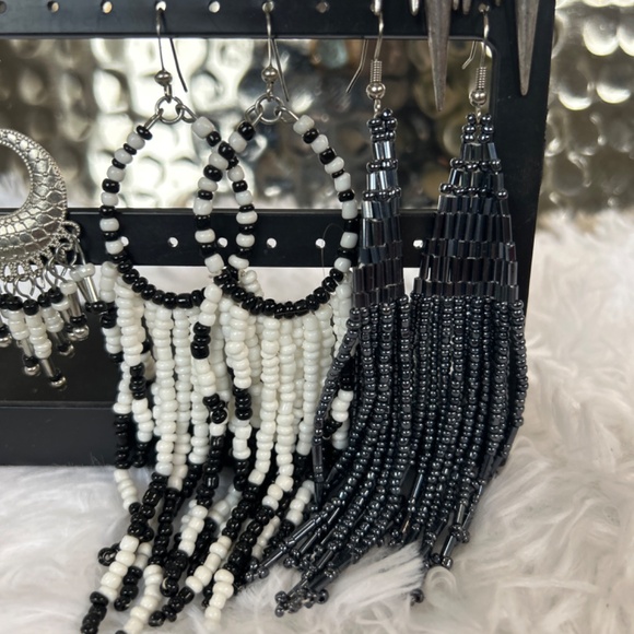 Beaded earings - Picture 4 of 4